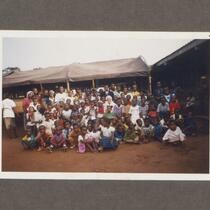 Group of Ogoni men, women and children